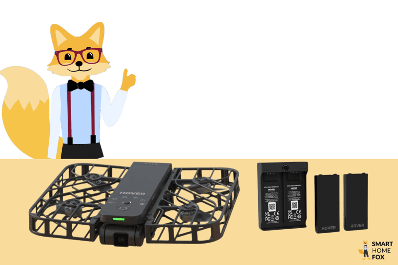 Der Smart-Home-Fox Experte zeigt den Lieferumfang der HoverAir X1 Selfiedrohne im Combo und Combo Plus Paket.